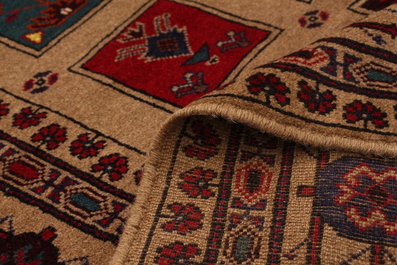 Vintage Geometric Area Rug 6'7" x 9'3" Traditional Hand-Knotted Wool Carpet gallery