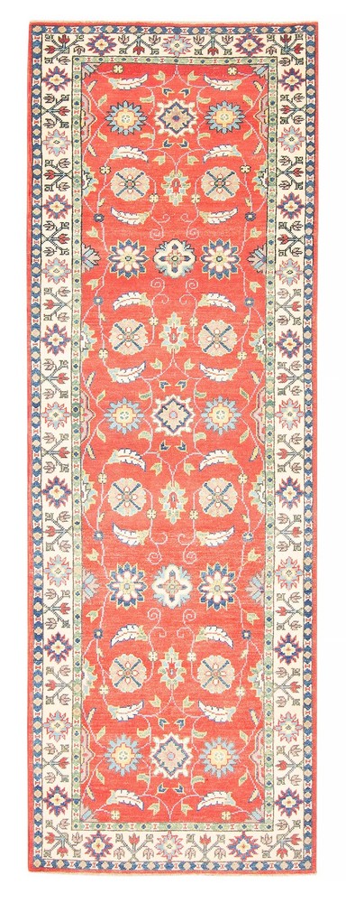 2'9" x 8'3" Vintage Hand-knotted Runner Rug Traditional Oriental Wool Carpet