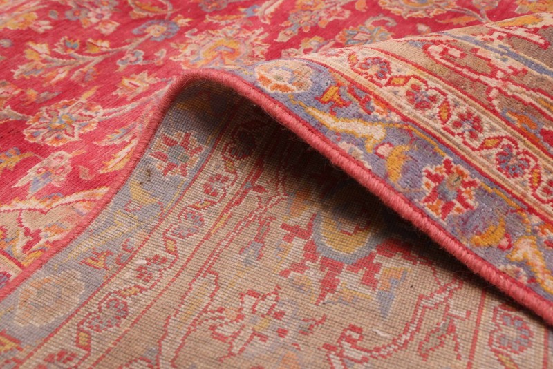 Vintage Hand-Knotted Area Rug 9'2" x 12'6" Traditional Wool Carpet gallery