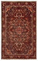 Vintage 6’5″ x 10’3″ Traditional Hand Knotted Vegetable Dye Wool Area Rug