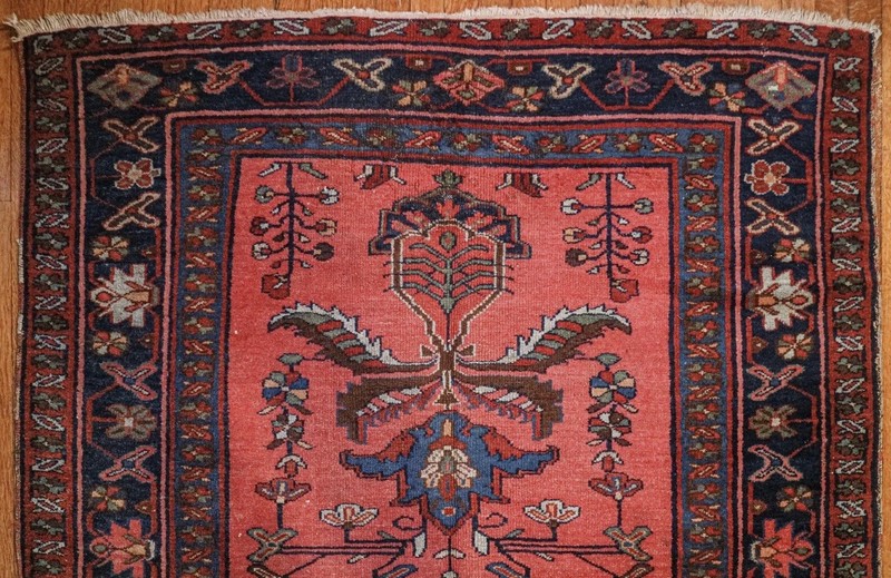Antique Rich Colors Carpet Area Rug 4'4" x 6'7" Watermelon Kurdish gallery