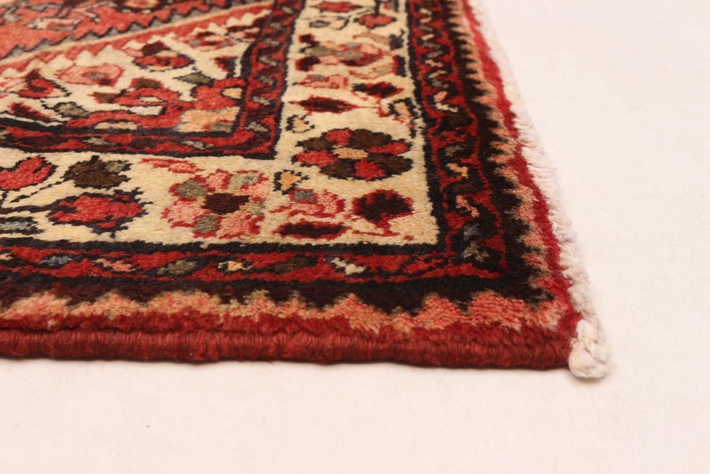 3'7" x 9'10" Vintage Hand-knotted Runner Rug Traditional Oriental Carpet gallery