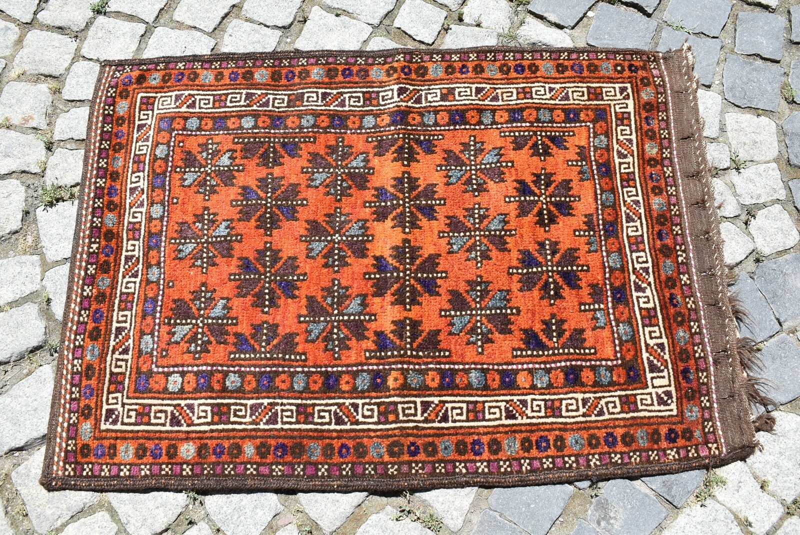 Terrific Antique Tribal Rug 2'5 x 3'3 ft Awesome Tribal Completely Pillow Rug gallery
