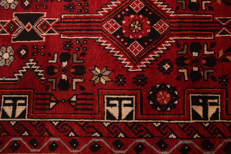 Vintage 2'11" x 6'11" Traditional Hand Knotted Vegetable Dye Wool Area Rug gallery