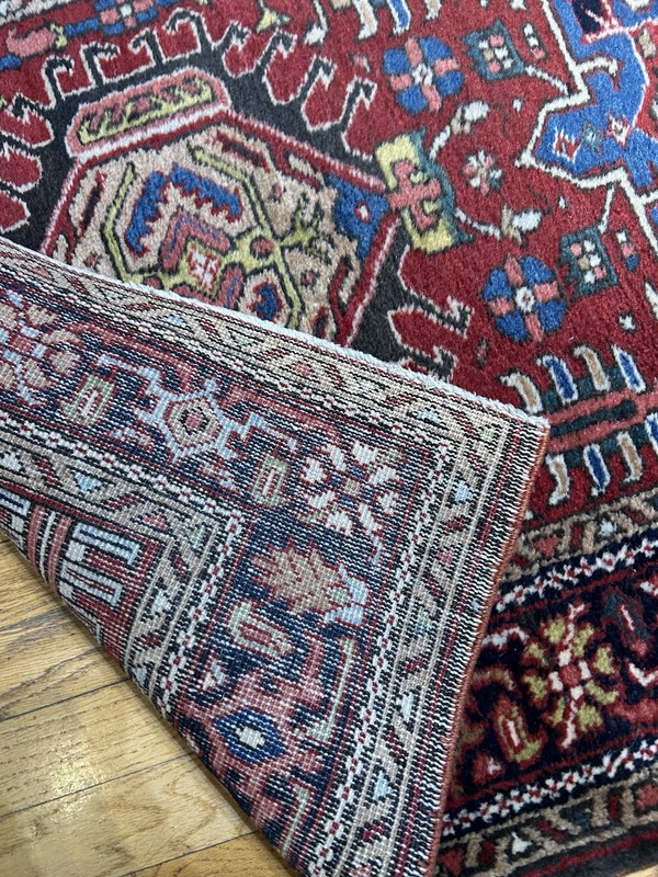 HERIZ runner Handmade vintage 10’11 x 3 C.1930 Excellent condition Natural Dyes gallery