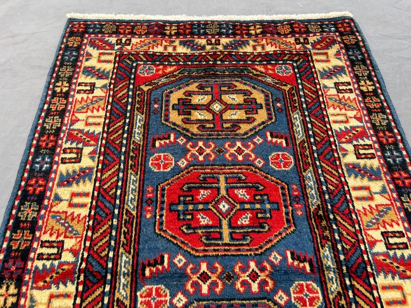 2'4 x 4'6 ft Vintage Caucasian Kazak Rug Afghan Hand Knotted Tribal Kitchen Rug gallery
