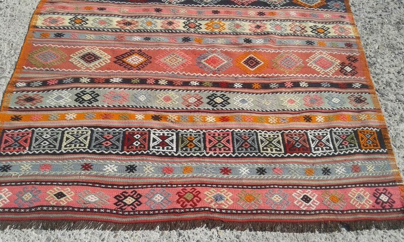 rugs for living room, kelim Teppich, Tapis, Area Kilim Rugs, 5'1"x 6'6" ft, gallery