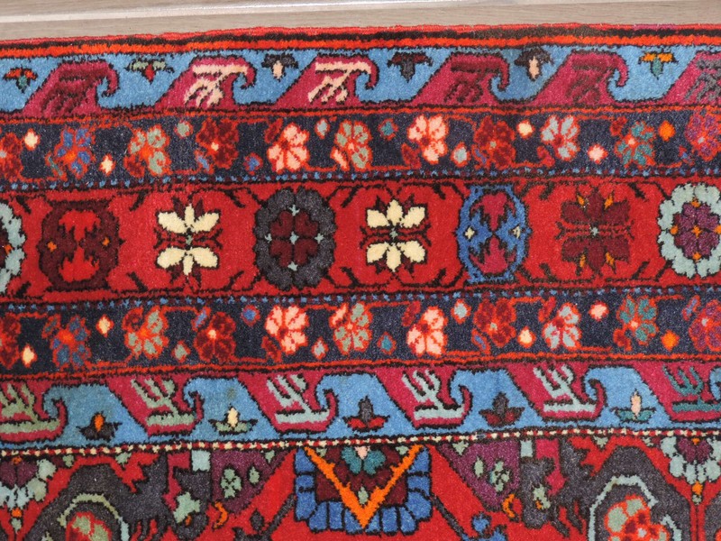 5x8ft. Handmade Caucasian St Andrews Cross Design Wool Rug gallery