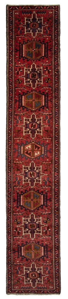 2'5" x 13'1" Vintage Hand-knotted Runner Rug Traditional Oriental Wool Carpet