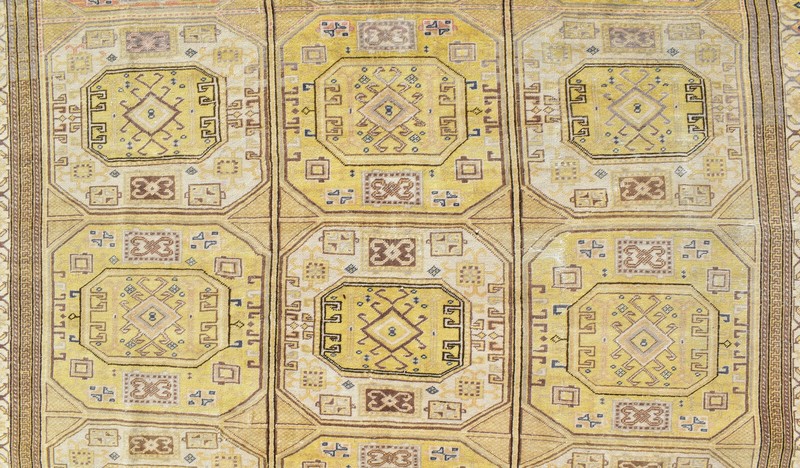 Turkish Rug 77''x112'' Bunyan Carpet Vintage 197x287cm Oriental Decor Rug 6x9 gallery