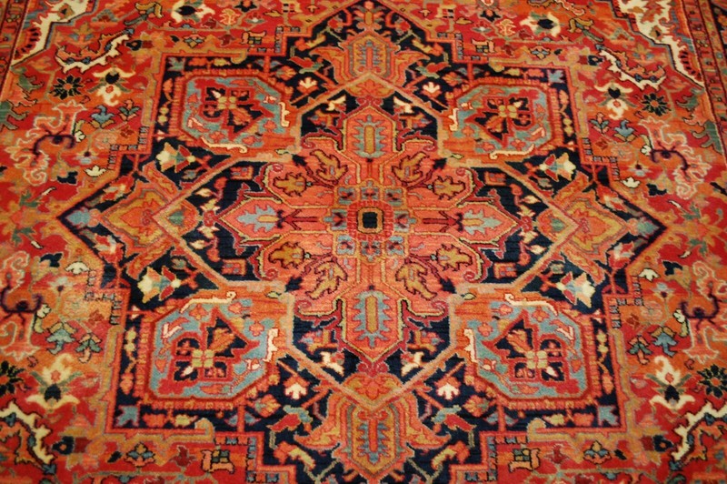 RARE MINT AUTHENTIC AMERICAN KARASTAN HERIZ PATTERN # 726 RUG CARPET 8'8" x 12' gallery
