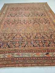 Antique Oriental Hand-Knotted Wool Area Rug Rare Collectible Malayer 9’9″ x 13’6