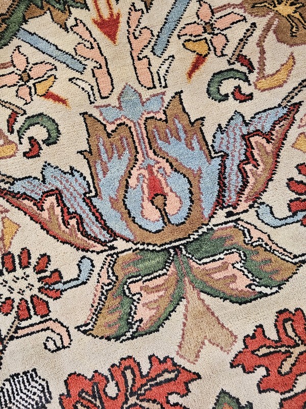 8x10 VINTAGE ANTIQUE DESIGN INDO CAUCASIAN SERAPI HERIZ USHAK Tree of Life BIRD gallery