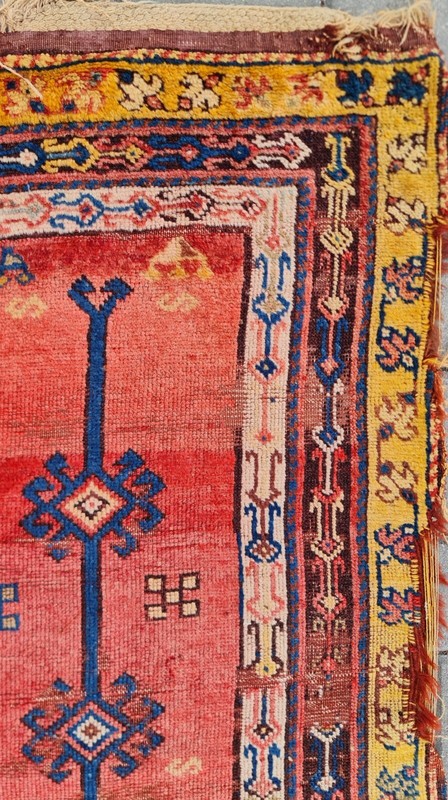 very old rug, Stair rug 3x7, Kitchen rug 3x7, kilim rug 3x7, Antique rug 3x7 gallery