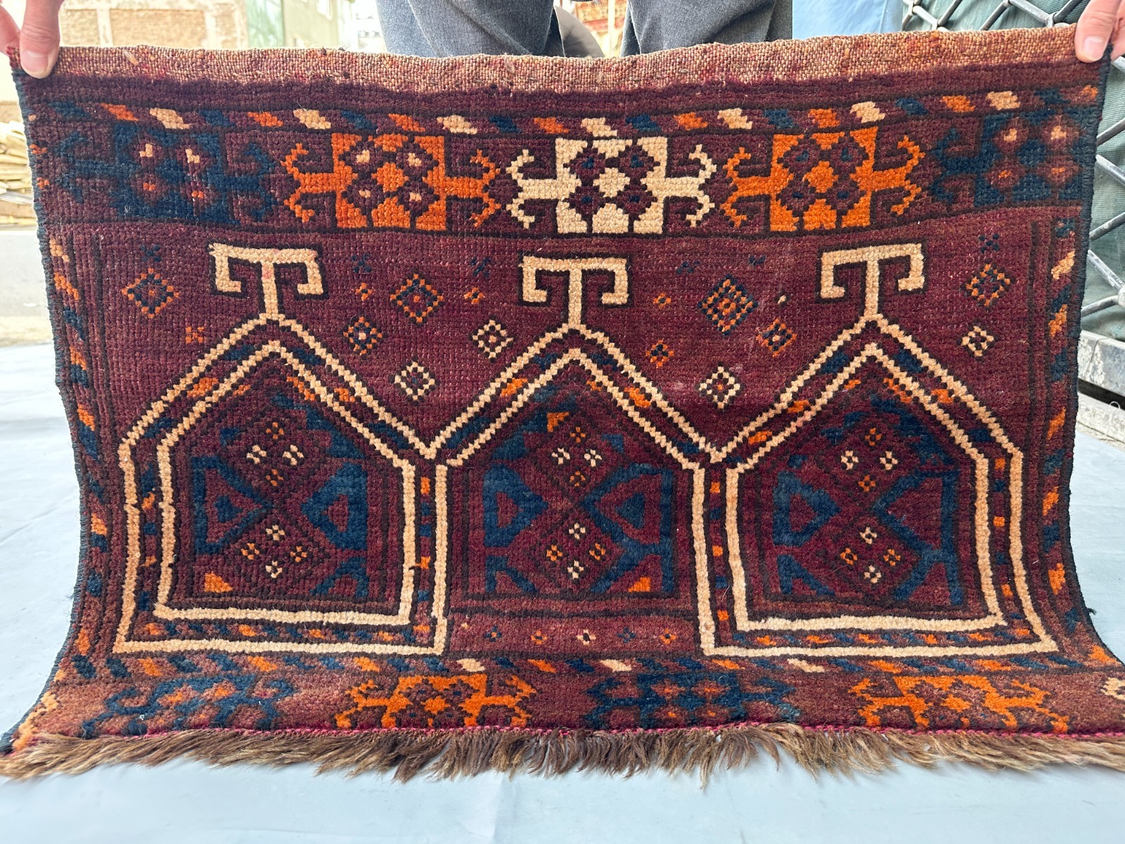 COLLECTORS ITEM Antique Ensi Russian Turkoman Tent Bag Turkmenistan Wedding Gift gallery