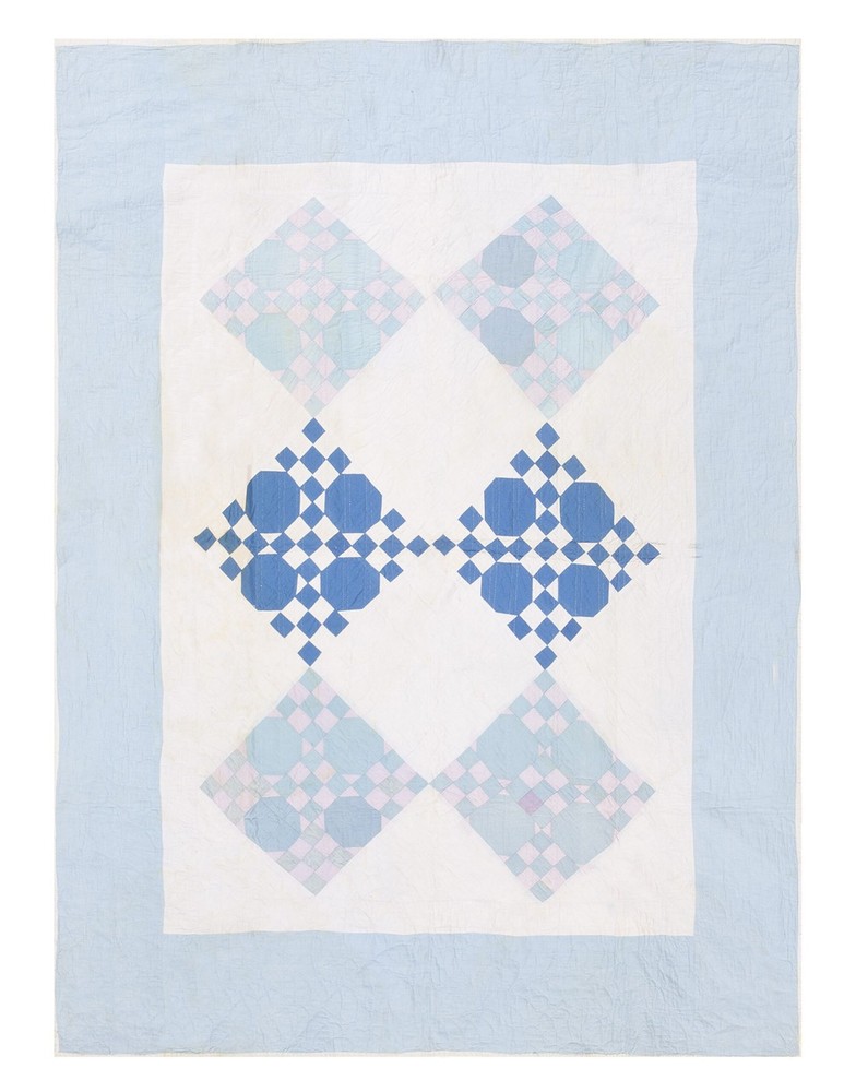 4X6 Antique American Quilts Wool Area Rug 1935