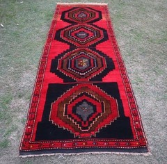 115 X 325 cm COLLECTORS ITEM Antique Natural Vegetable Dye Kazak Caucasian Runer
