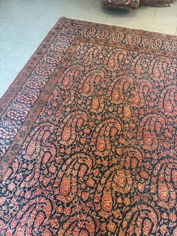 8'4x6'3 HANDMADE ANTIQUE RUG. CARPET . HAND MADE gallery