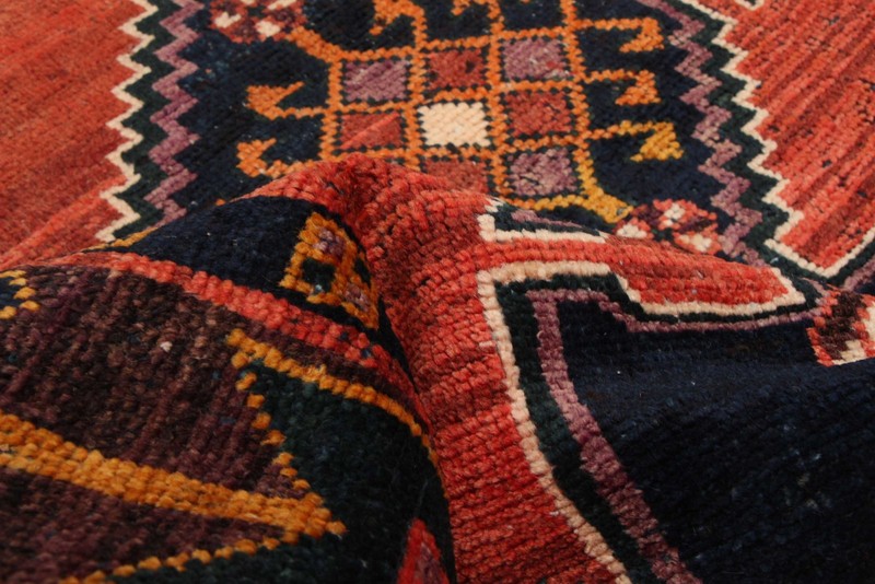 Vintage 3'7" x 6'10" Traditional Hand Knotted Vegetable Dye Wool Area Rug gallery