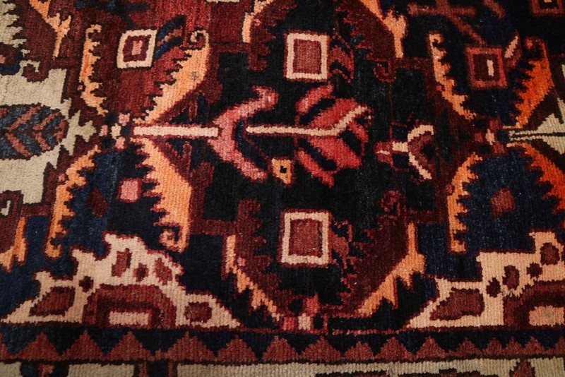 Vintage 5'3" x 9'8" Traditional Hand Knotted Vegetable Dye Wool Area Rug gallery