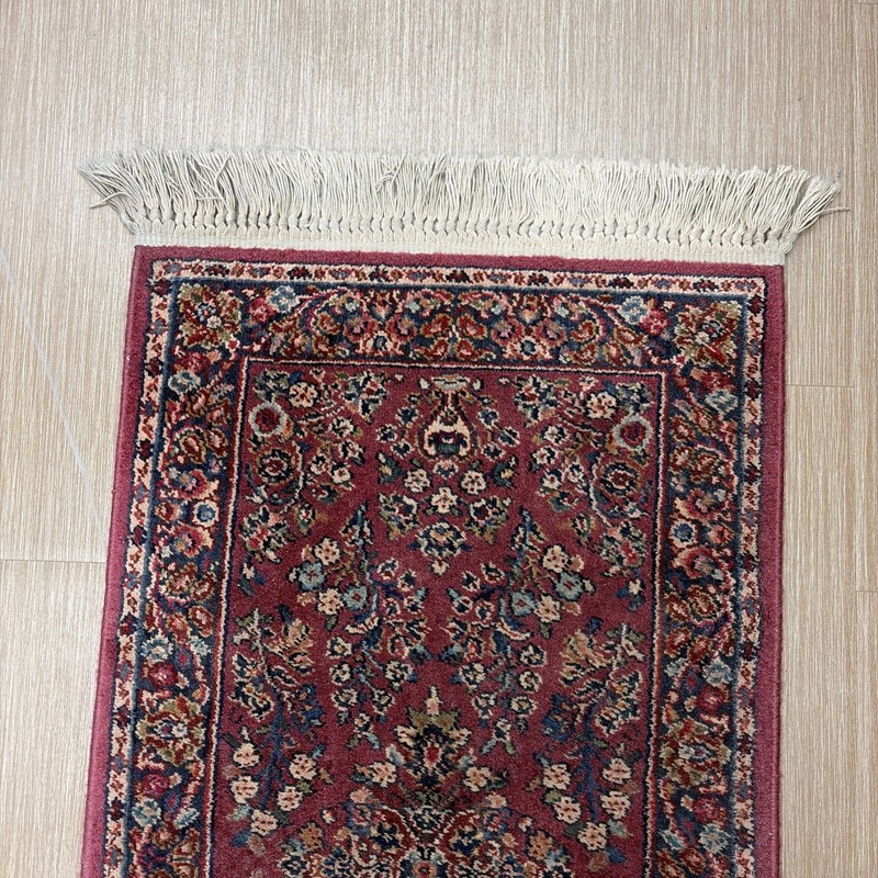 Vintage Karastan Red Sarouk Wool Design 785 2.2'x4' Nice gallery