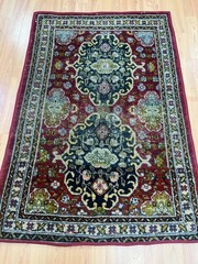 2’5″ x 3’5″ Antique Azerbaijani Oriental Rug – Hand Made – 100% Wool