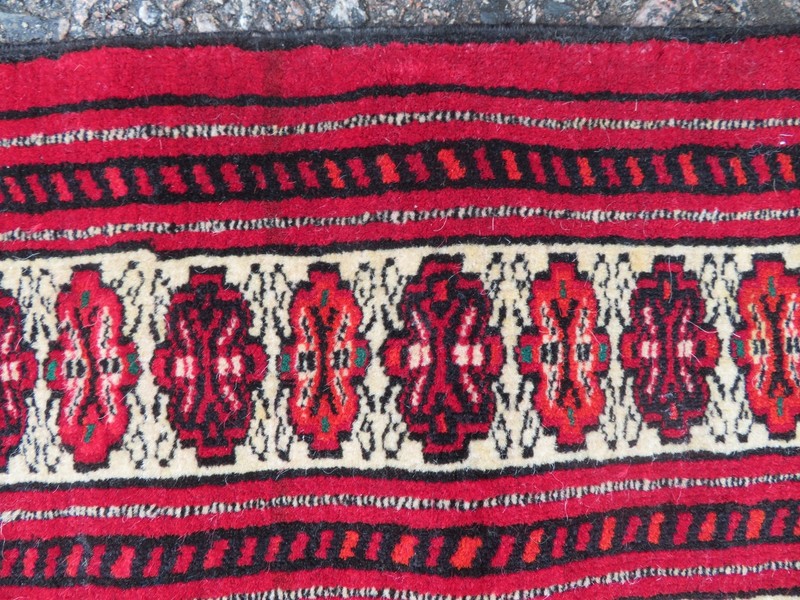 Antique Turkmen Afghan Kizil Ayak Rug. 133cm x 98cm gallery