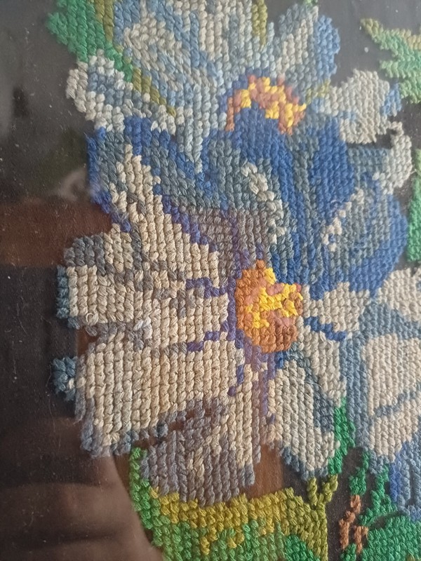 Embroidered painting, antique, authentic Ukrainian embroidery, handmade gallery