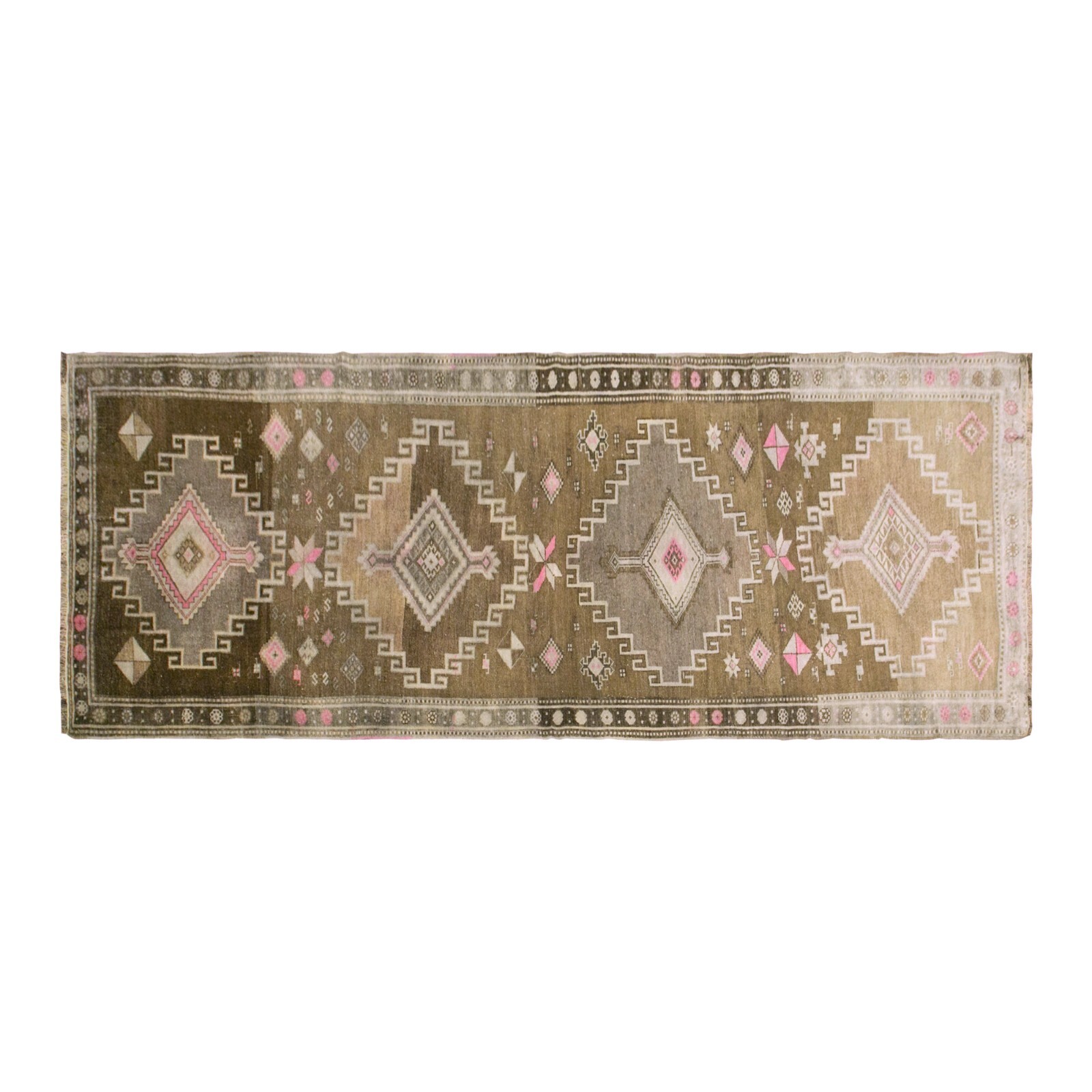 4 x 12 Floor Turkish Runner,Oushak Rug Runner,116 x 364 cm Runner Rug,Oushak Rug gallery