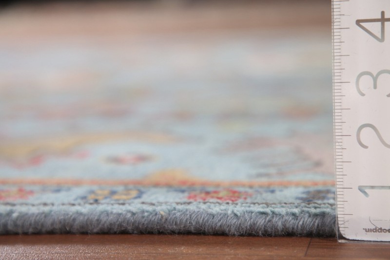Vintage Turkish Oushak Rug, Beige 9X12 ft, Handmade Wool, Bohemian Anatolian gallery