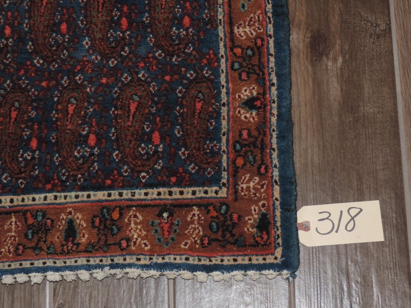 4x6ft. Vintage Mood Boteh Paisley Design Wool Rug gallery