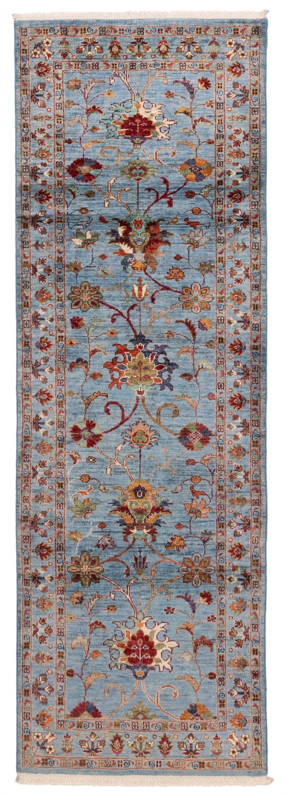 2'10" x 8'4" Vintage Hand-knotted Runner Rug Traditional Oriental Wool Carpet gallery