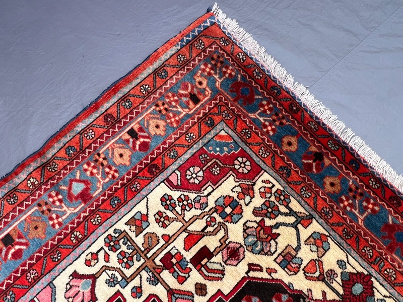 5'1x7'3 ft Vintage Caucasian Hand Knotted Wool Soft Pile Floral Area Rug gallery
