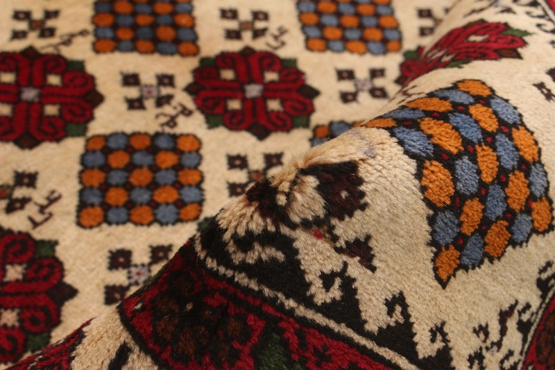 Vintage 3'5" x 6'0" Traditional Hand Knotted Vegetable Dye Wool Area Rug gallery