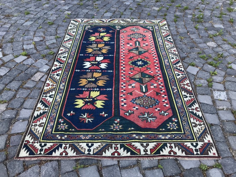 Handmade Rug Turkish Area Rug Vintage Rug Oushak Rug Antique Rug Bohemian Rug gallery
