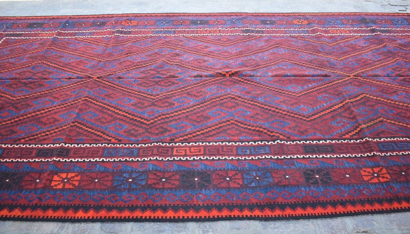 8x16 Ft Handmade Afghan Ghalmouri Kilim Rug Antique Persian Palace Size Area Rug gallery