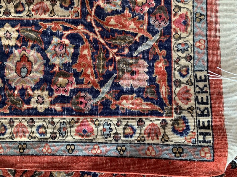 Astonishing and Unique Turkish Sumerbank Hereke Carpet gallery