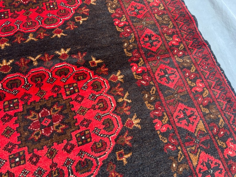 2'9 x 11'6 ft Vintage Afghan Turkoman Ersari Runner Rug – Hand-Knotted Wool Rug gallery