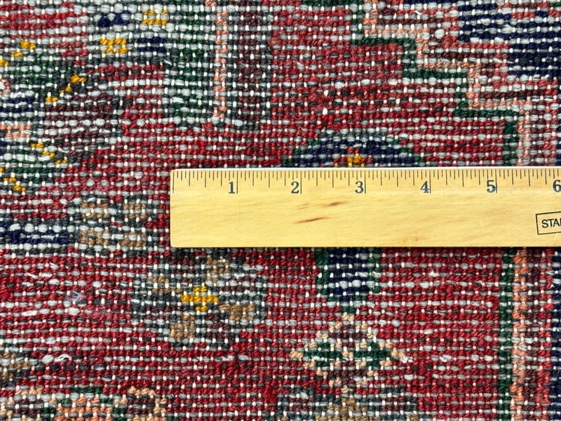 Vintage Zanjan Tribal Hand Knotted Wool Area Rug 4x7 Oriental Red Geometric Boho gallery
