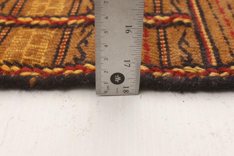 Vintage Hand Woven Area Rug 3'1" x 4'10" Traditional Wool Oriental Carpet gallery