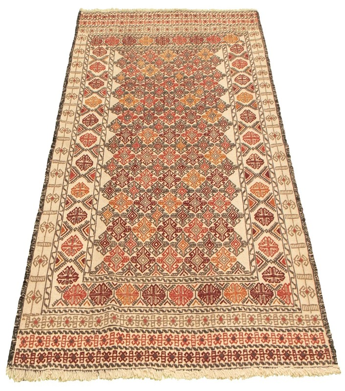 Vintage Hand Woven Area Rug 4'3" x 6'0" Traditional Wool Oriental Carpet gallery