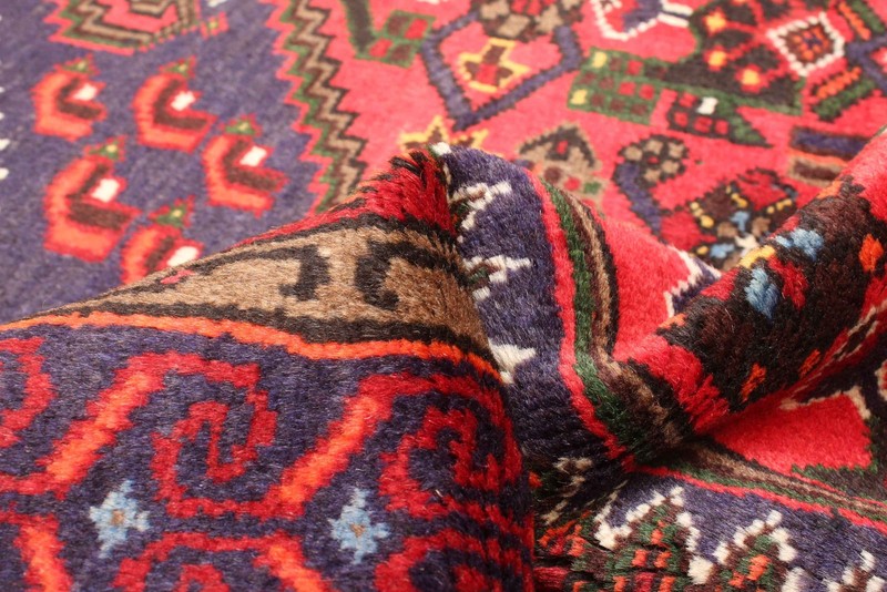 Vintage Hand-Knotted Area Rug 4'3" x 6'8" Traditional Oriental Wool Carpet gallery