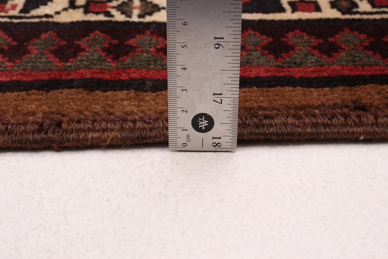 3'6" x 11'0" Vintage Hand-knotted Runner Rug Traditional Oriental Wool Carpet gallery