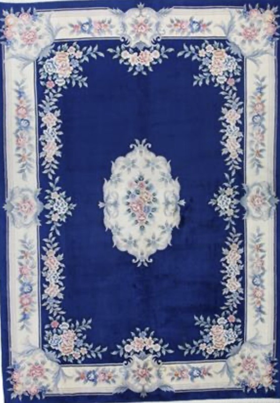 Chines Abouson 10 X 14ft Hand Knotted Wool Area Rug 120 Line Rare. gallery