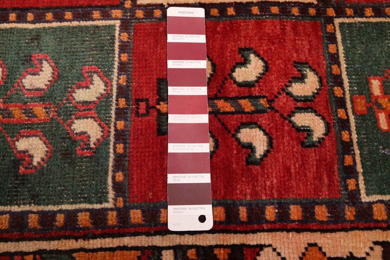 Vintage 4'4" x 9'2" Traditional Hand Knotted Vegetable Dye Wool Area Rug gallery