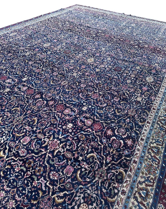 12X18 Antique Turkish Oushak Rug Fine Sivas Carpet 188cm x 267cm C.1890 gallery