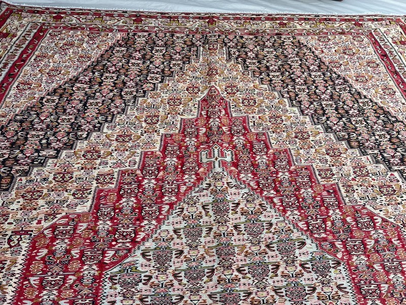360 X 260 CM Stunning Super Fine Quality Senneh Knots Oriental F;at Weave Kilim gallery