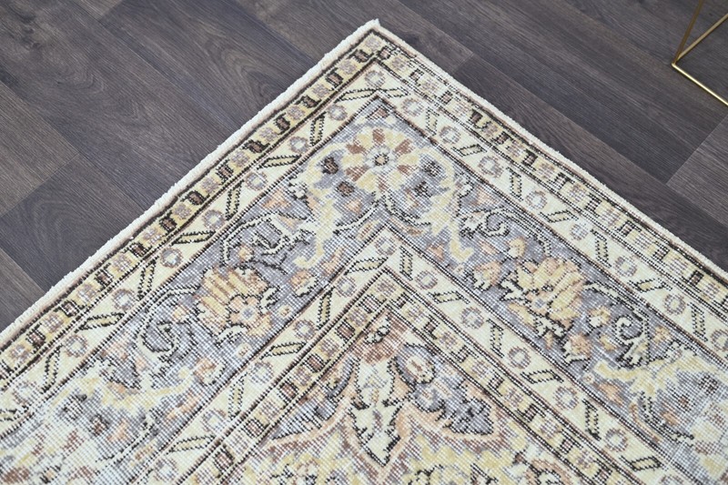 Oushak Turkish Vintage Rug 7x10 Kilim Rug Anatolian Handmade Boho Decor RAINBOW gallery