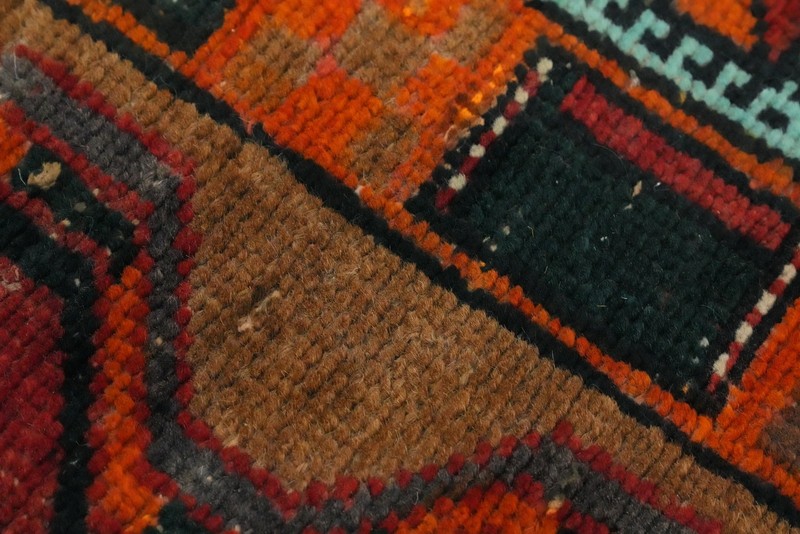 Traditional Geometric Pattern Handmade Wool Rug Runner 3x11 ft Vintage Carpet gallery