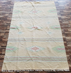 Vintage Handmade Traditional Lovely Turkish Kilim Floor Rug Carpet 176×117 cm
